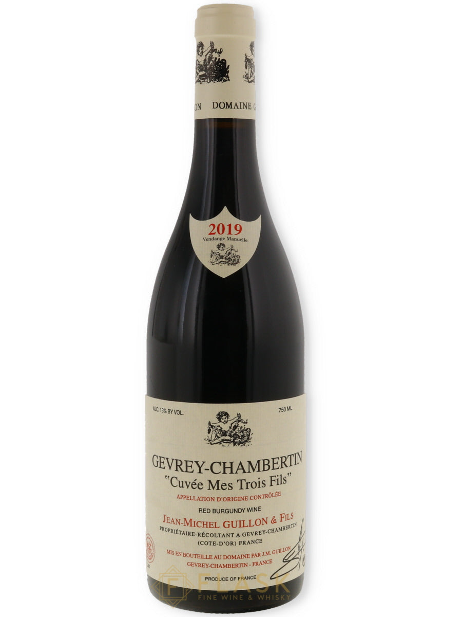 Domaine Jean Michel Guillon Gevrey Chambertin Cuvee Mes Trois Fils 2019 - Flask Fine Wine & Whisky