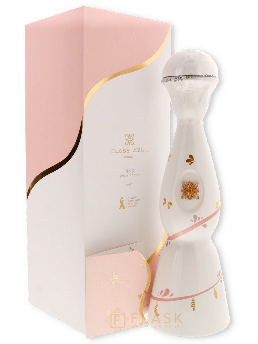 Clase Azul Pink Breast Cancer Awareness Joven Limited Edition Tequila 2022 1 Liter - Flask Fine Wine & Whisky