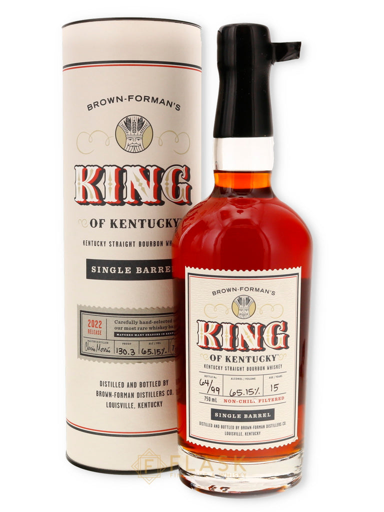 Brown Forman King of Kentucky 15 Year Old Single Barrel Bourbon #7 2022 Release 1 of 99 - Flask Fine Wine & Whisky