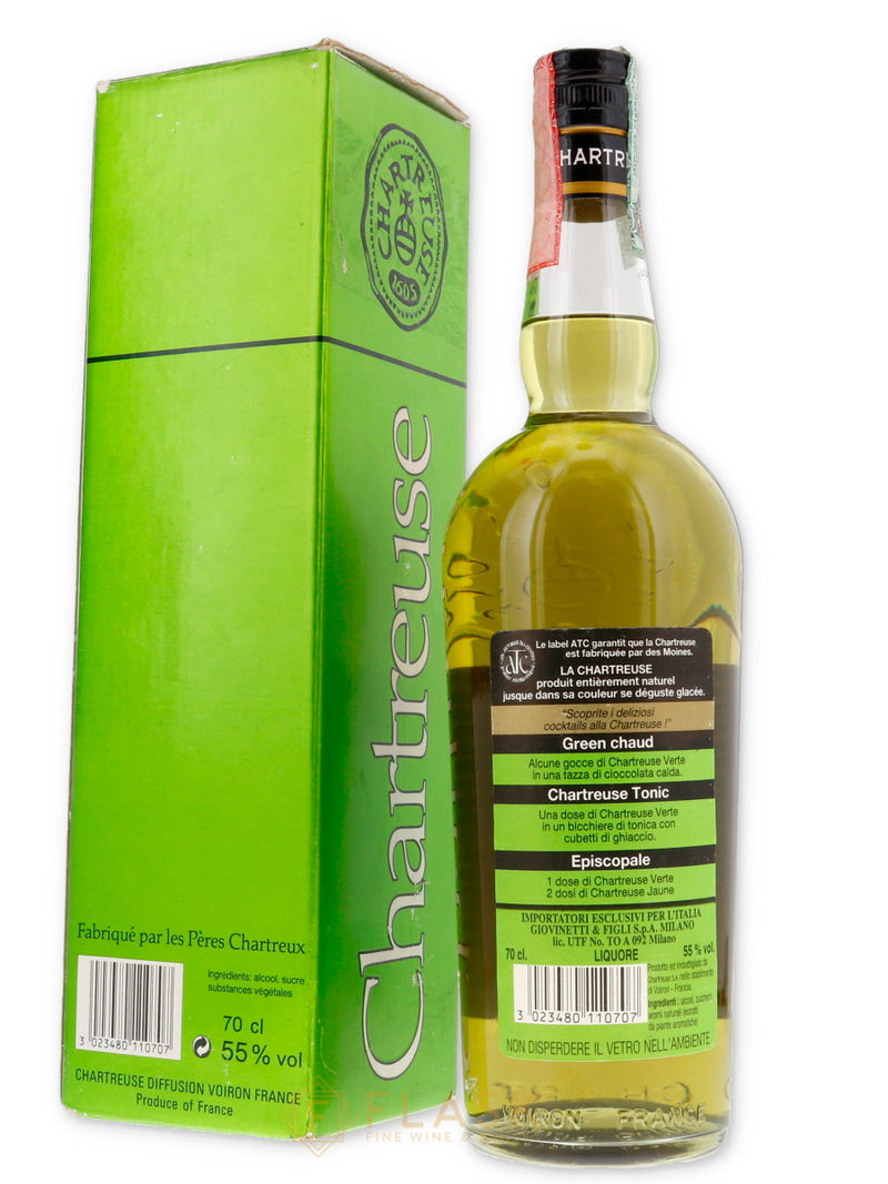 Chartreuse Voiron Green Vintage 1990s 70cl [With Box] - Flask Fine Wine & Whisky