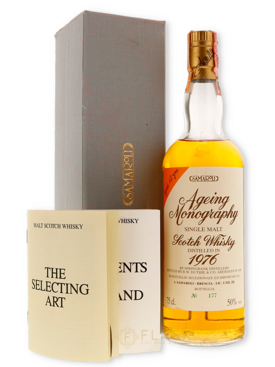 Springbank 1976 Samaroli 12 Year Old Ageing Monography - Flask Fine Wine & Whisky