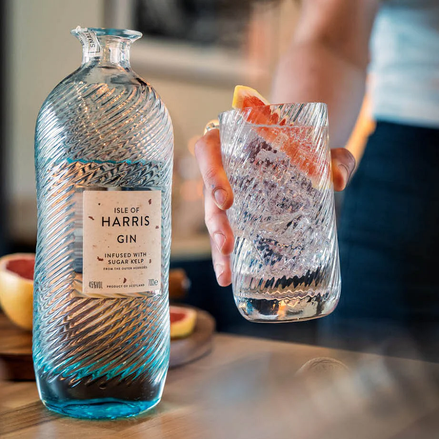 Buy Isle of Harris Gin The Harris Highball Serve Gift Set 750ml Flask Wines