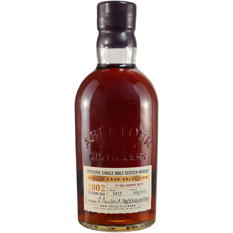 Aberlour 2002 18 Year Old First Fill Sherry Cask