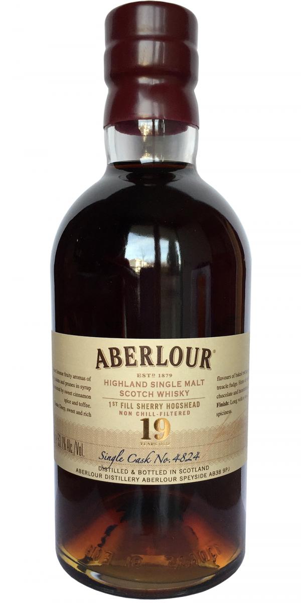 Aberlour Single Malt Scotch Sherry 19 Year Cask 7502 - Flask Fine Wine & Whisky