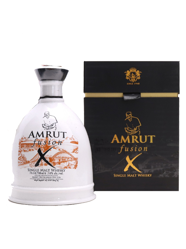 Amrut Fusion X 10th Anniversary Limited Edition 100 Proof - Flask Fine Wine & Whisky