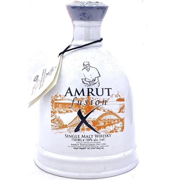 Amrut Fusion X 10th Anniversary Limited Edition 100 Proof - Flask Fine Wine & Whisky