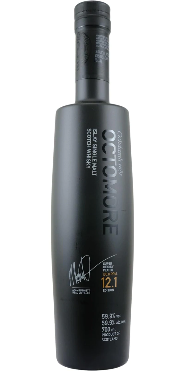 Bruichladdich Octomore 12.1 130.8 PPM Super Heavily Peated Islay - Flask Fine Wine & Whisky