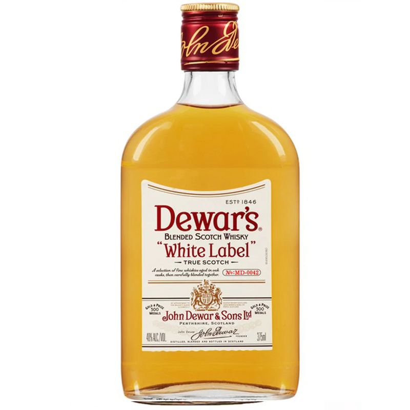 Dewars White Label 375ml - Flask Fine Wine & Whisky