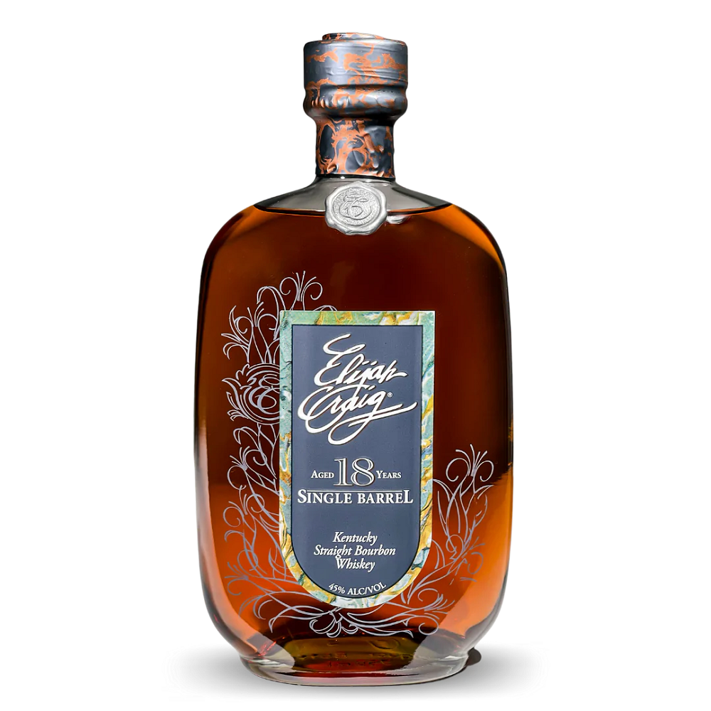 Elijah Craig 18 Year Old Bourbon Single Barrel 1989 - Flask Fine Wine & Whisky