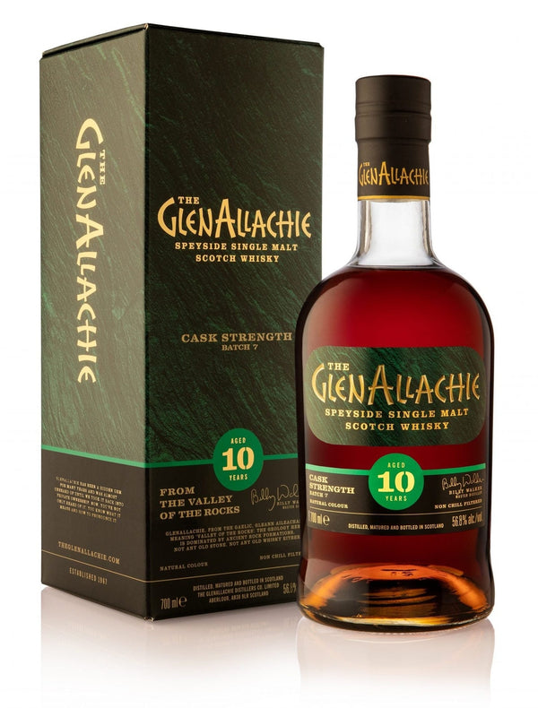 GlenAllachie 10 Year Old Cask Strength Batch 7 - Flask Fine Wine & Whisky
