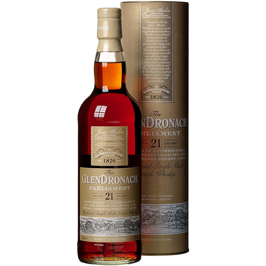 GlenDronach Parliament 21 Year Old Single Malt Scotch Whisky 2020 - Flask Fine Wine & Whisky