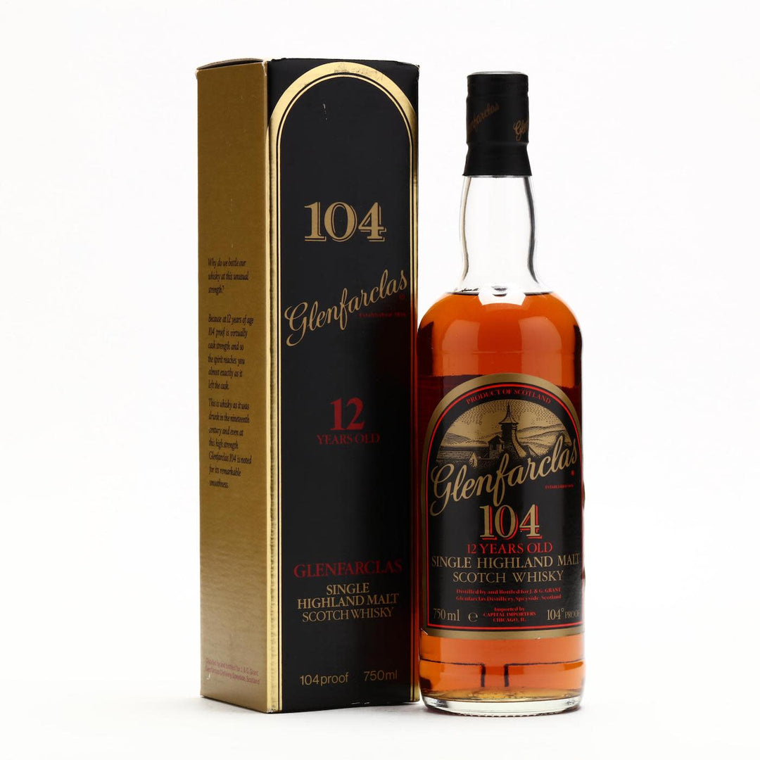 Glenfarclas 12 Year Old 104 Proof Single Malt 1980s - Flask Fine Wine & Whisky