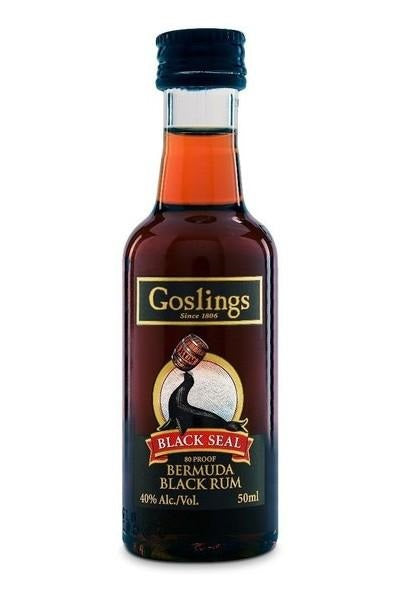 Goslings Rum Black Seal 50ml Case - Flask Fine Wine & Whisky