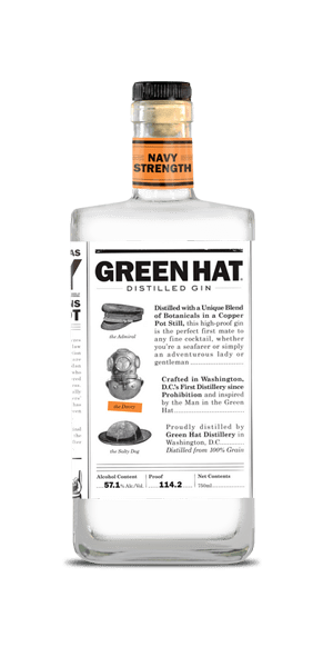 Green Hat Navy Strength Gin - Flask Fine Wine & Whisky