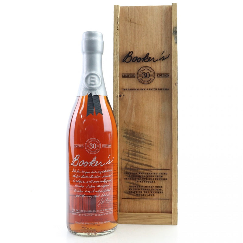 Bookers 30th Anniversary Bourbon with Wood Box - Flask Fine Wine & Whisky