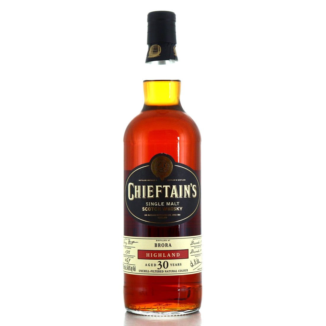 Brora 1981 Chieftains 30 Year Old Single Sherry Cask #1523 54.6