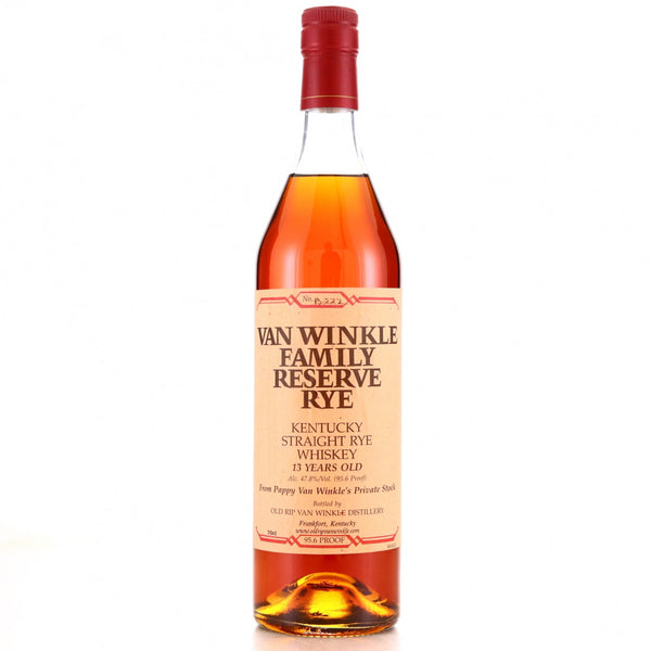 Van Winkle Family Reserve Rye Whiskey 13 Years Old Bottled 2012 - Flask Fine Wine & Whisky