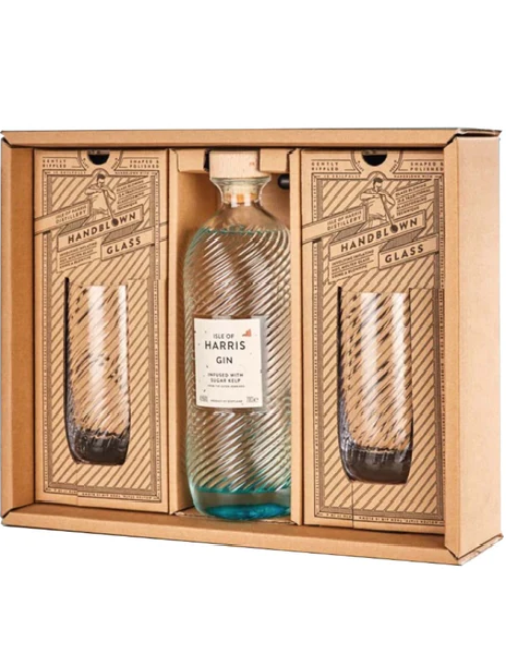 Isle of Harris Gin The Harris Highball Serve Gift Set 750ml - Flask Fine Wine & Whisky