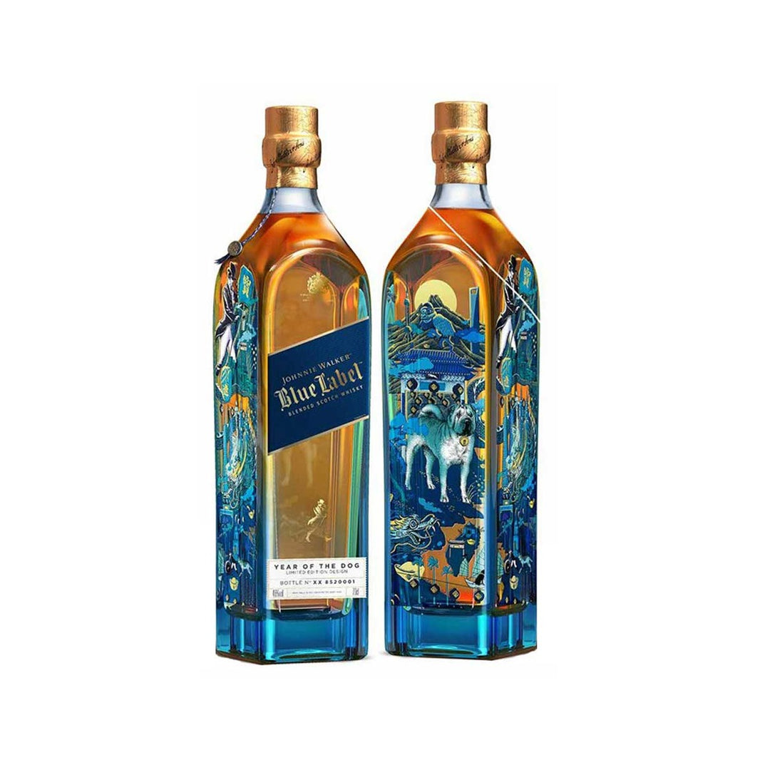 Johnnie Walker Blue Label Year of the Dog Limited Edition 2018 - Flask Fine Wine & Whisky