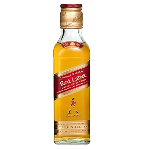 Johnnie Walker Red Label Old 200ml - Flask Fine Wine & Whisky