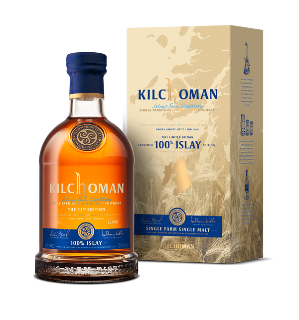 Kilchoman 100% Islay 11th Edition 2021 Single Farm Single Malt Scotch Whisky - Flask Fine Wine & Whisky