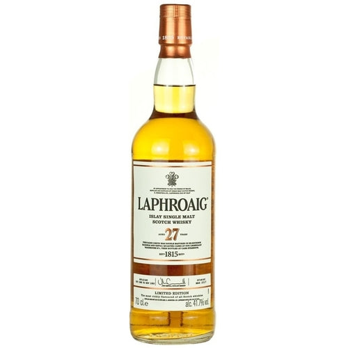 Laphroaig 27 Year Old Single Malt Whisky Limited Edition - Flask Fine Wine & Whisky