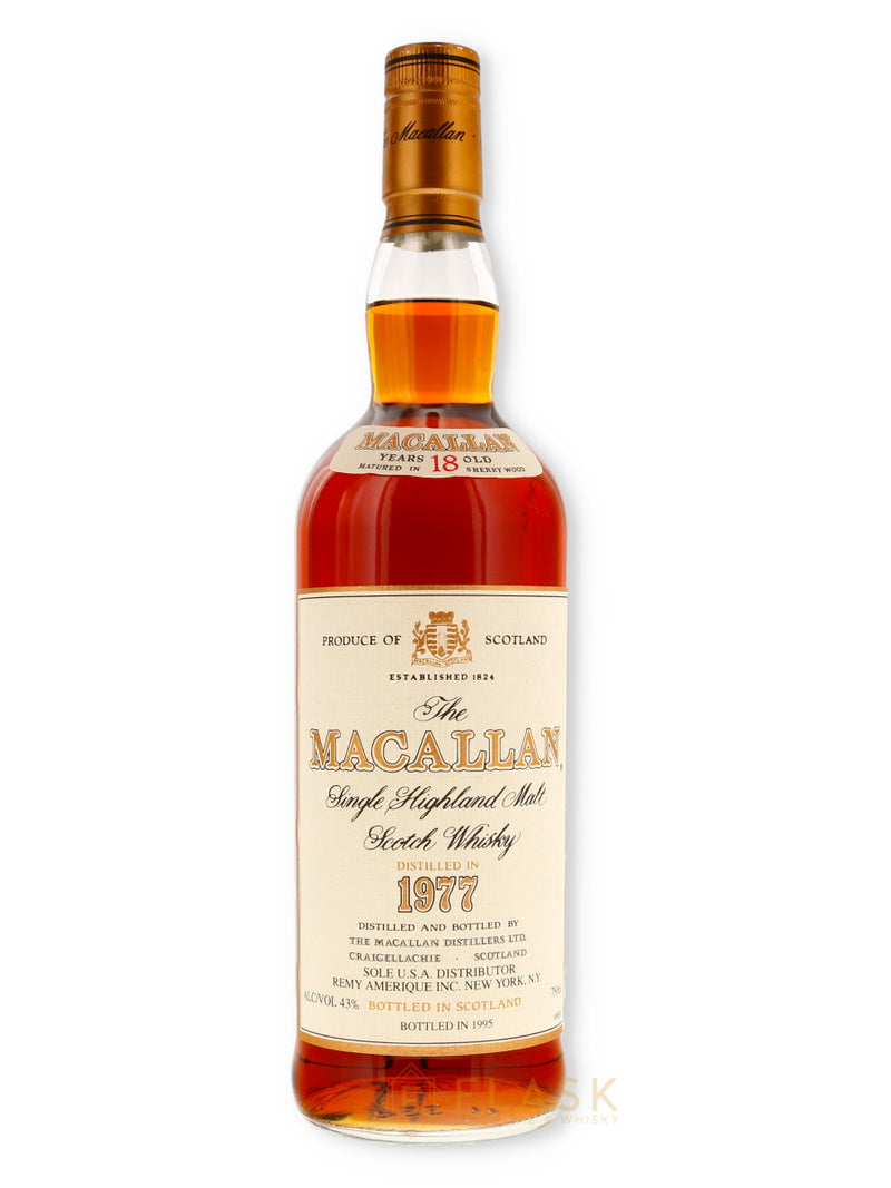 Macallan 18 Year Old 1977 - Flask Fine Wine & Whisky