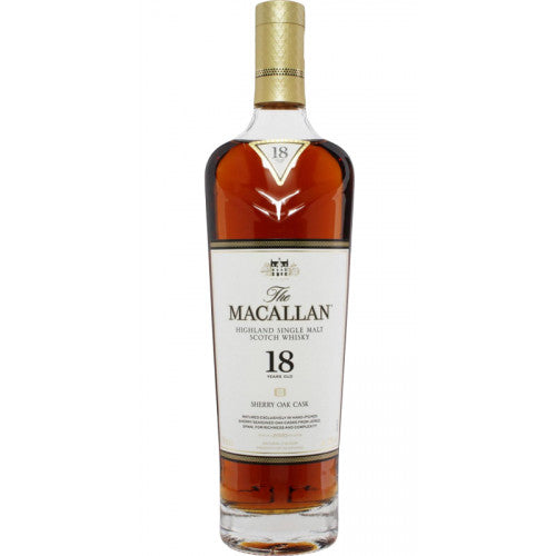 Macallan 18 Year Old Sherry Oak 2021 750ml [No Box] - Flask Fine Wine & Whisky