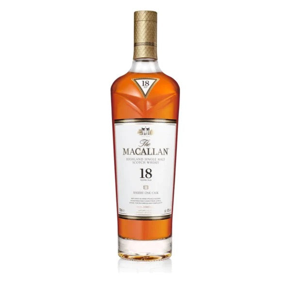 Macallan 18 Year Old Sherry Oak 2022 750ml [No Box] - Flask Fine Wine & Whisky