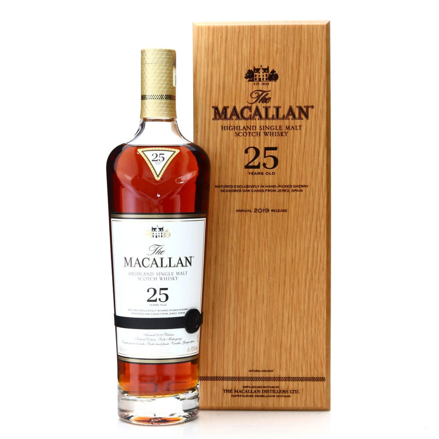 Macallan 25 Year Old Sherry Oak 2019 - Flask Fine Wine & Whisky