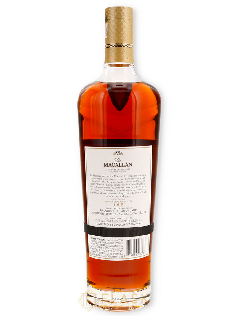 Macallan 30 Year Old Sherry Oak 2022 Release - Flask Fine Wine & Whisky