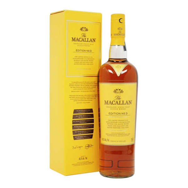 Macallan Edition 3 - Flask Fine Wine & Whisky