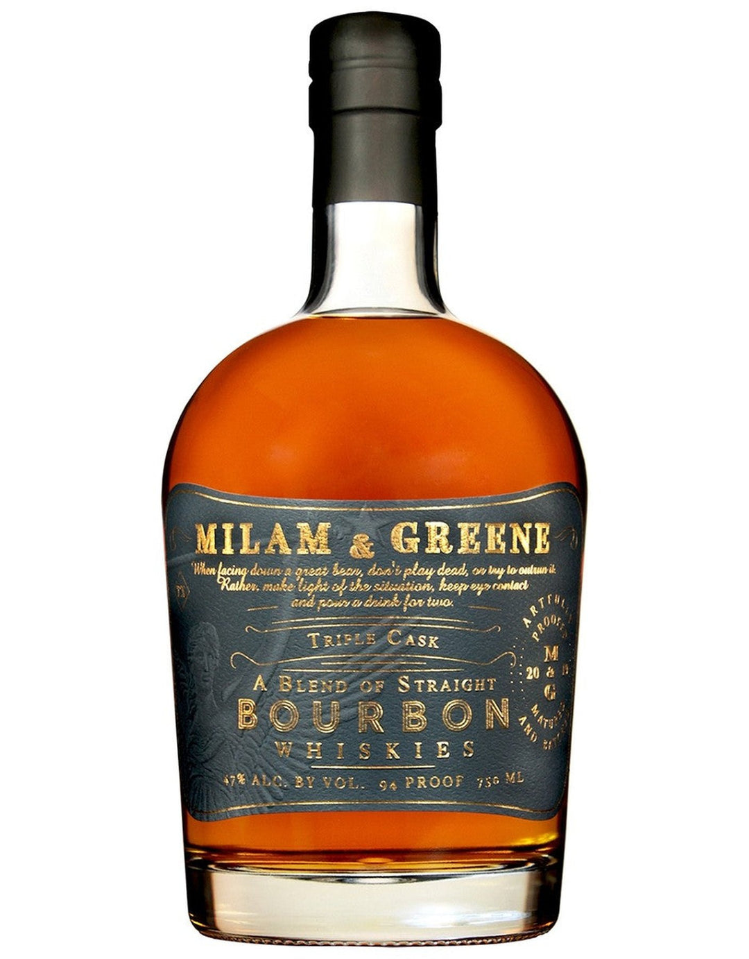 Milam & Greene A Blend Of Straight Bourbon Triple Cask Whiskies - Flask Fine Wine & Whisky