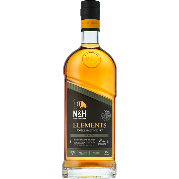 Milk & Honey M&H Elements Peated Single Malt Whisky - Flask Fine Wine & Whisky
