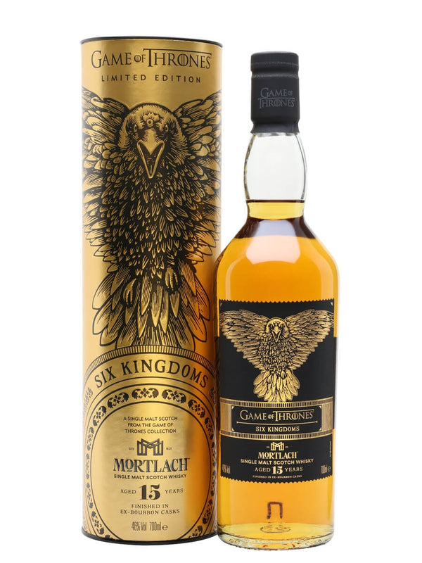 Mortlach Game of Thrones Six Kingdoms 15 Year Old Single Malt Scotch Whisky - Flask Fine Wine & Whisky