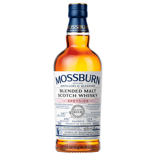 Mossburn Blended Scotch Speyside 750 - Flask Fine Wine & Whisky
