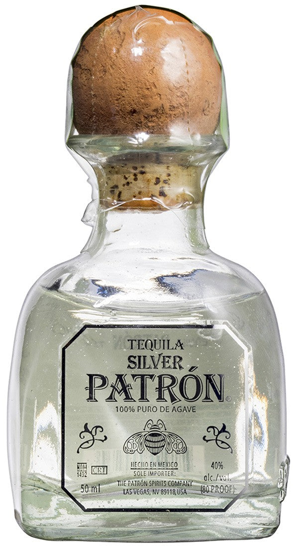 Patron Tequila Silver 50ml Case - Flask Fine Wine & Whisky