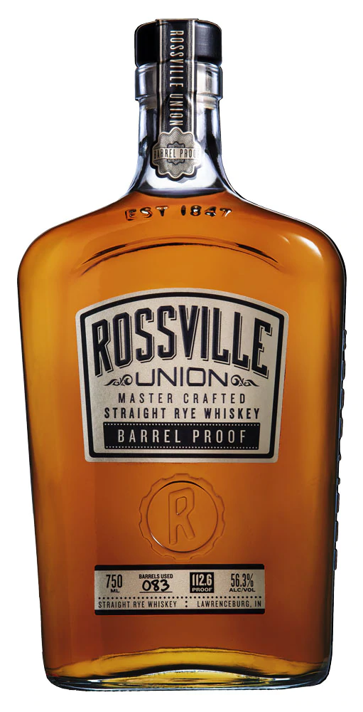 Rossville Union Barrel Proof Straight Rye Whiskey 112.6 proof - Flask Fine Wine & Whisky