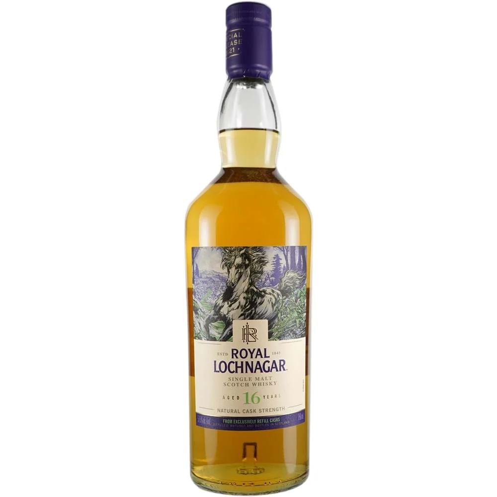 Royal Lochnagar 16 Yr Special Release 2021 Natural Cask Strength From Exclusively Refill Cask 115 Proof - Flask Fine Wine & Whisky