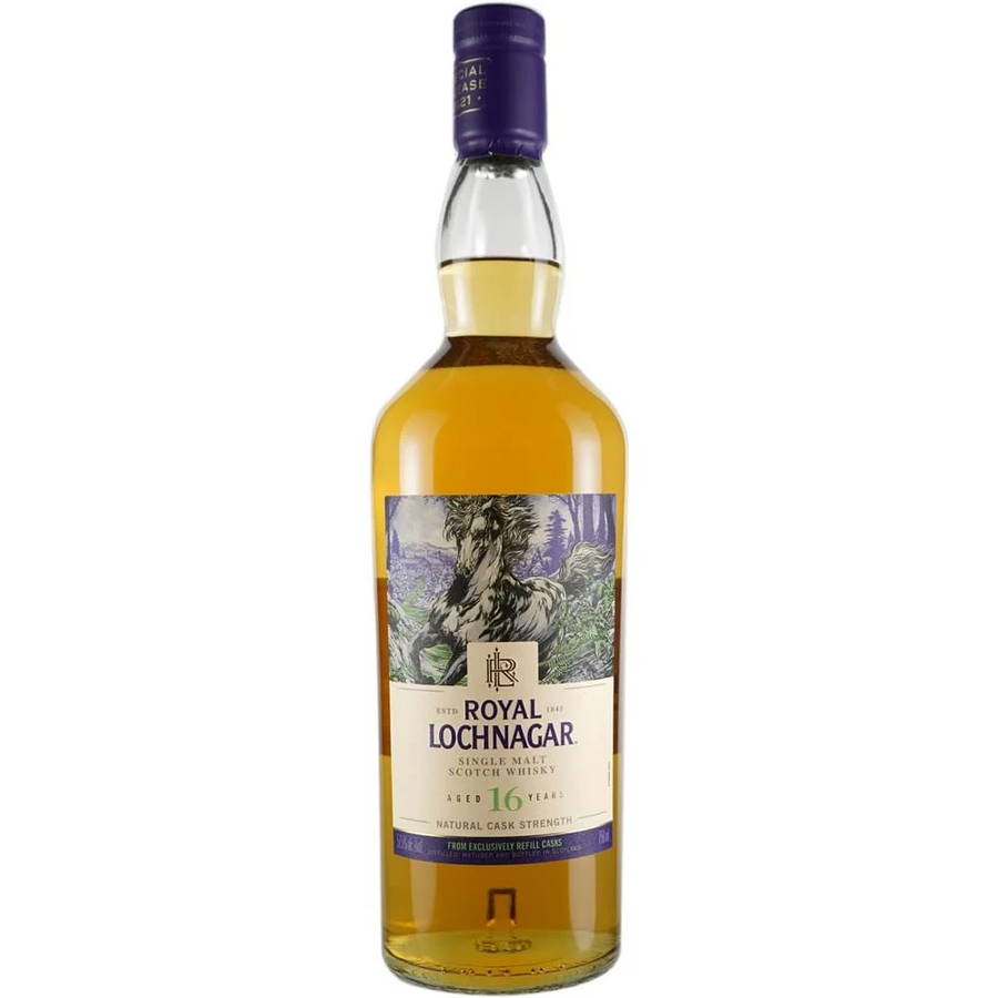 Royal Lochnagar 16 Yr Special Release 2021 Natural Cask Strength From Exclusively Refill Cask 115 Proof - Flask Fine Wine & Whisky