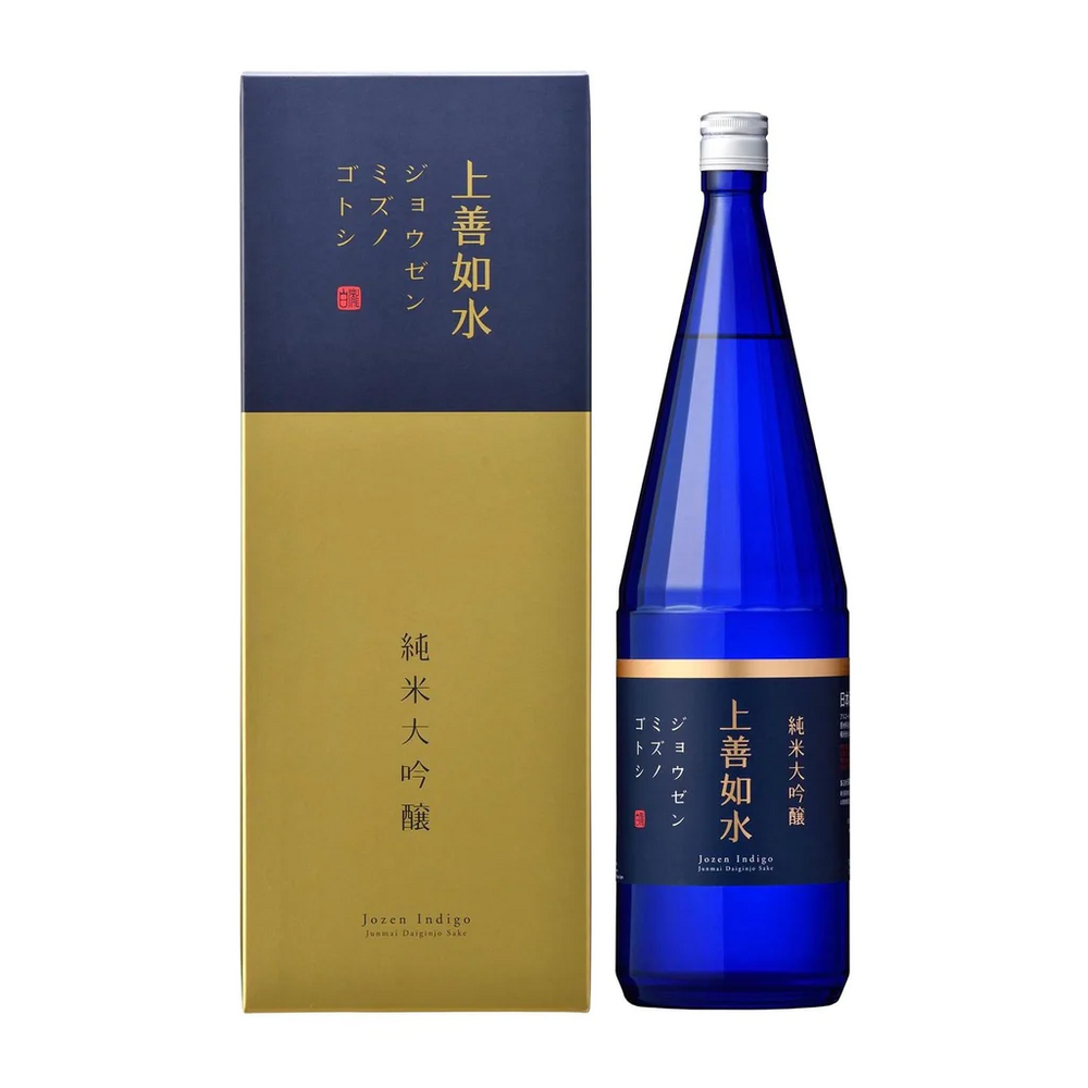 Shirataki Jozen Junmai Daiginjo Indigo Sake 720ml - Flask Fine Wine & Whisky