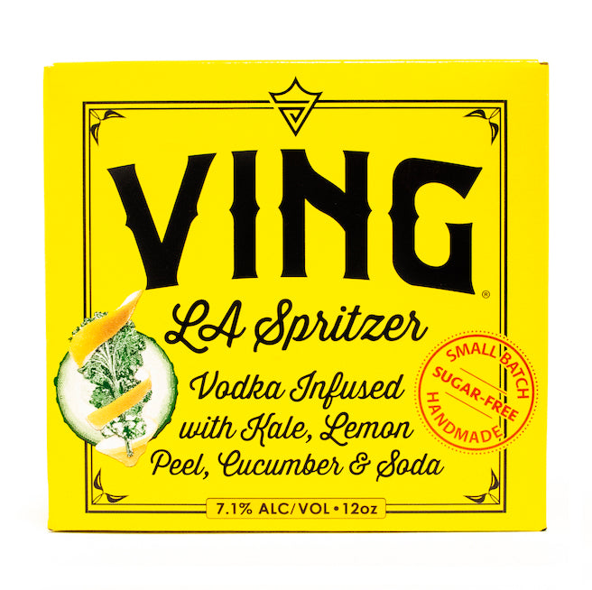 VING LA Spritzer Ultra Premium Organic Canned Cocktail 12oz  4pk - Flask Fine Wine & Whisky