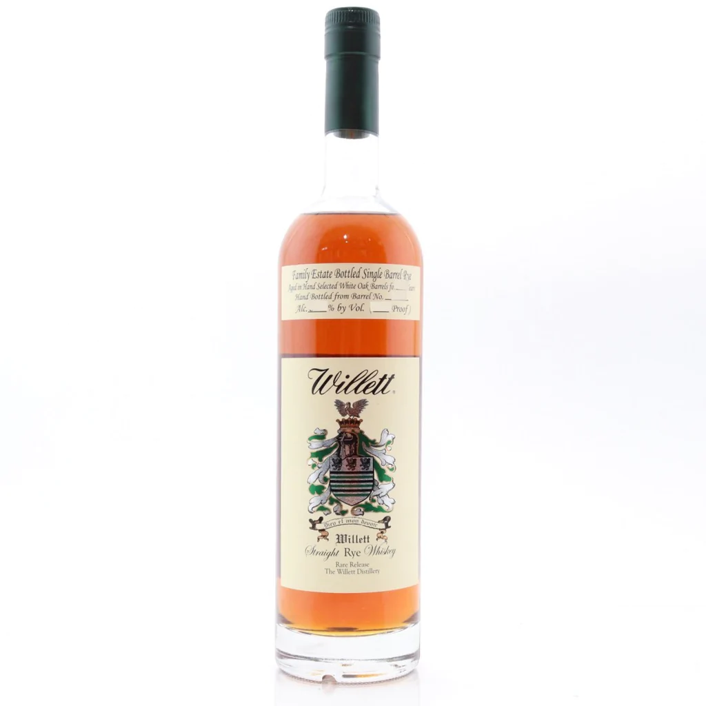 Willett Family Estate 8 Year #6068 Cask Strength Single Barrel Rye Whiskey 131.8 Proof - Flask Fine Wine & Whisky