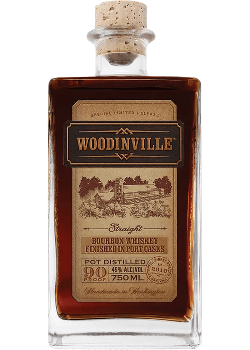 Woodinville Port Finished Straight Bourbon Whiskey - Flask Fine Wine & Whisky