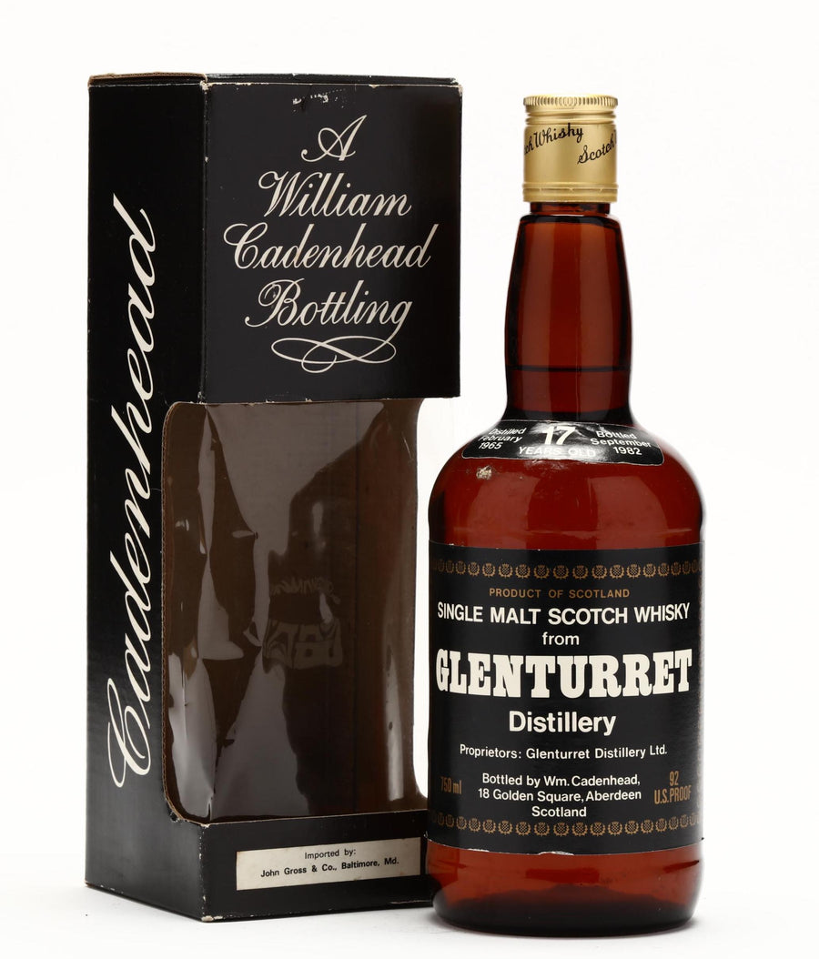 Glenturret 1965 17 Year Old Cadenhead's Dumpy Bottle - Flask Fine Wine & Whisky