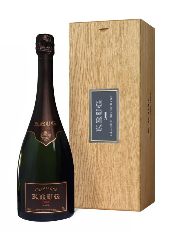 Krug Vintage Champagne Brut 2000 Wood Box  Winery Direct 2021 Release - Flask Fine Wine & Whisky