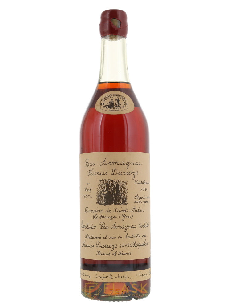 Darroze 1959 Bas Armagnac Domaine De Saint-Aubin Le Houga - Flask Fine Wine & Whisky