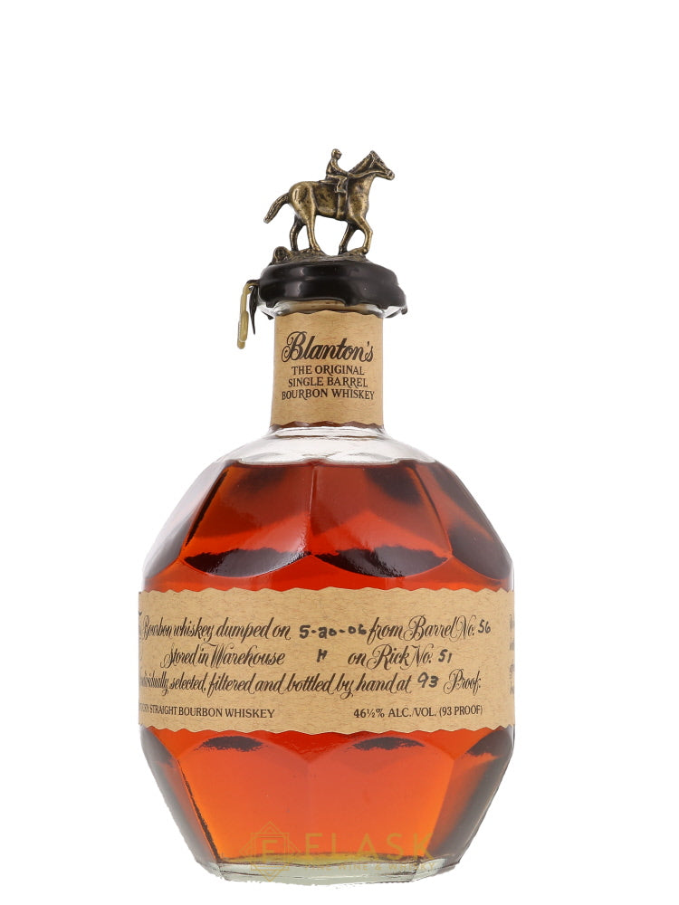 Blantons Single Barrel Bourbon Bottled 2006 - Flask Fine Wine & Whisky