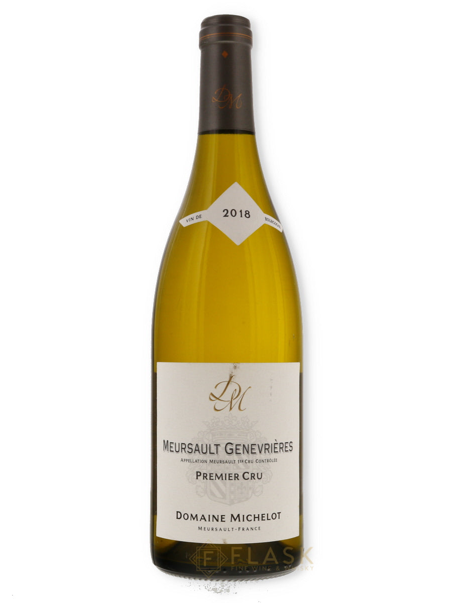 Domaine Michelot Les Genevrieres, Meursault Premier Cru 750ml 2018 - Flask Fine Wine & Whisky