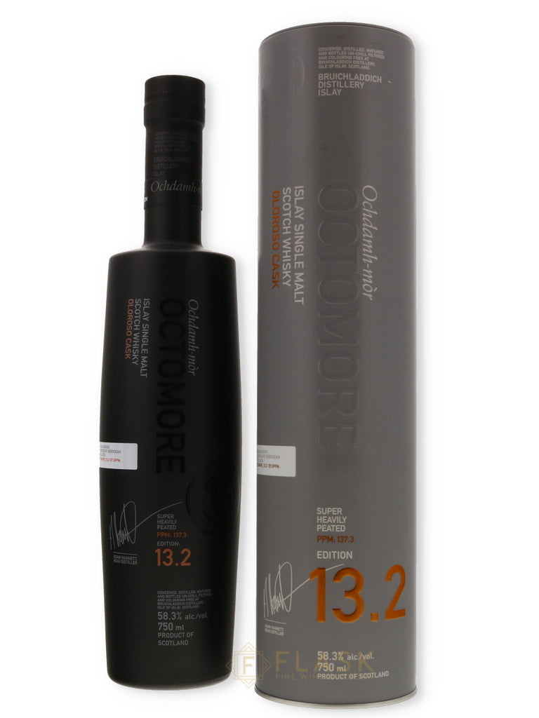 Bruichladdich Octomore 13.2 137.3 PPM 58.3% Super Heavily Peated Islay - Flask Fine Wine & Whisky
